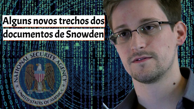 Alguns novos trechos dos documentos de Snowden