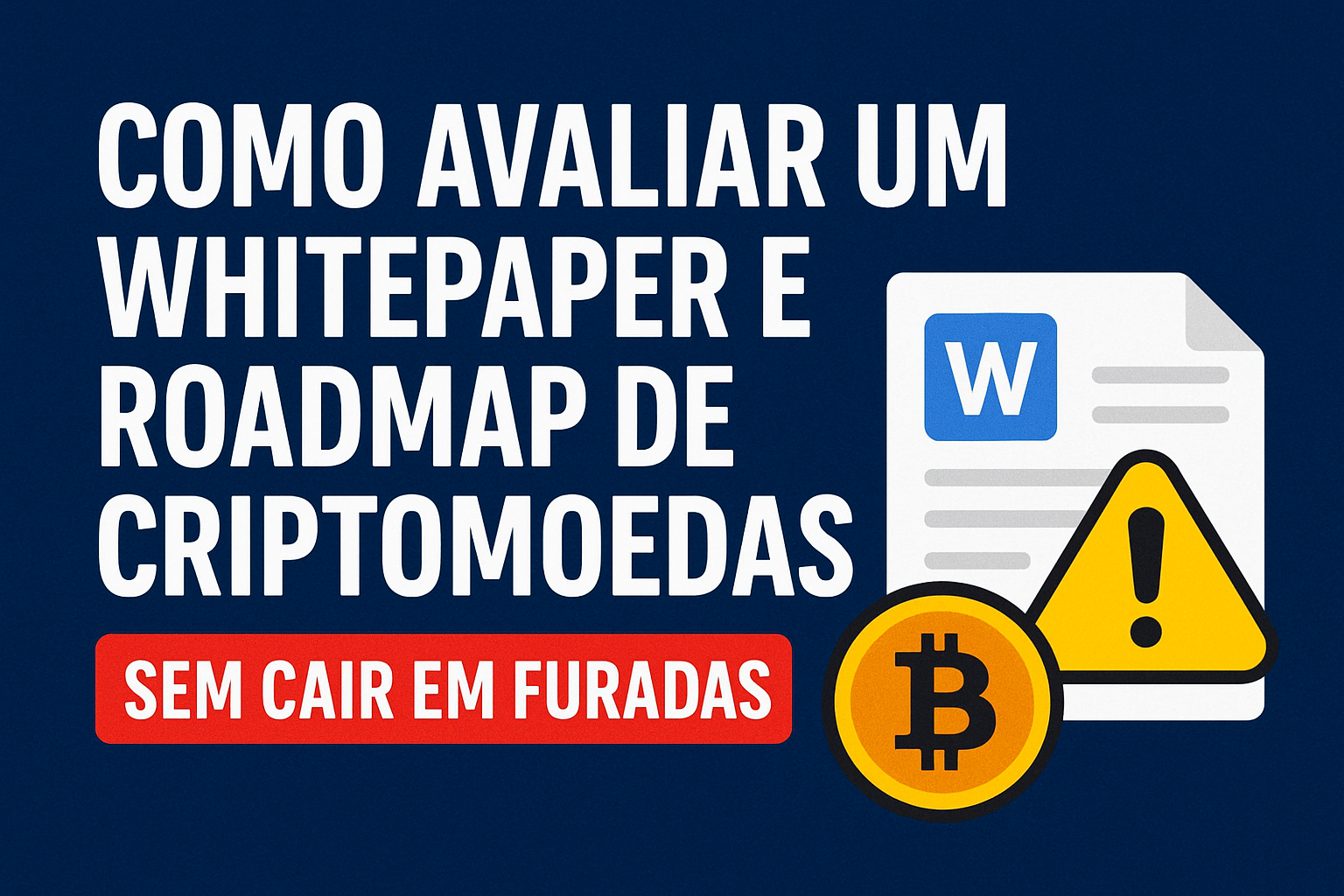Como Avaliar um Whitepaper e Roadmap de Criptomoedas (Sem Cair em Furadas)