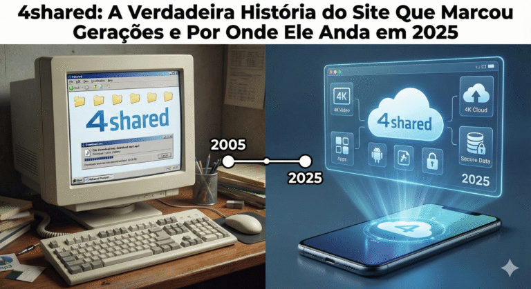 4shared: A Verdadeira História do Site Que Marcou Gerações e Por Onde Ele Anda em 2025